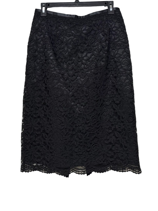 LOFT Dresses & Skirts - LOFT Black Lace Midi Skirt